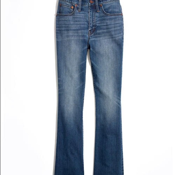 MADEWELL Cali Demi Boot Jeans Back SeamNWT Size 26 - Picture 5 of 5